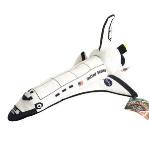 NEW Adventure Planet Space Shuttle Plush Stuffed Animal Toy Kids Boy Girl Space